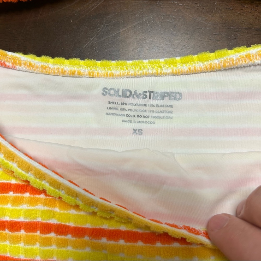 Solid And Striped The Beverly Bikini Tricolor Ter… - image 5